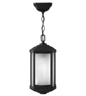 Castelle 1 Light Outdoor Pendants/Chandeliers in Black 1392BK