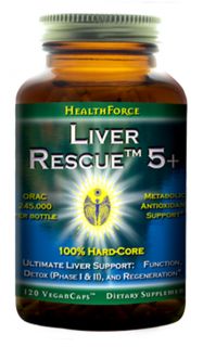 HealthForce Nutritionals   Liver Rescue 5+   120 Vegetarian Capsules