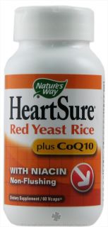 Natures Way   HeartSure Red Yeast Rice plus CoQ10   60 Vegetarian Capsules