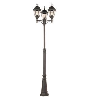 Signature 3 Light Post Lights & Accessories in Rust Patina 1105RP