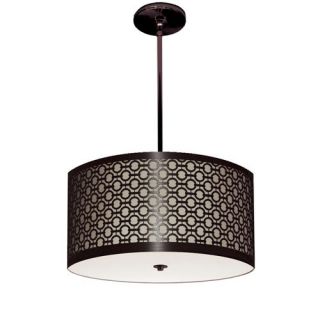 Brentwood Round Side Patterned Pendant Light