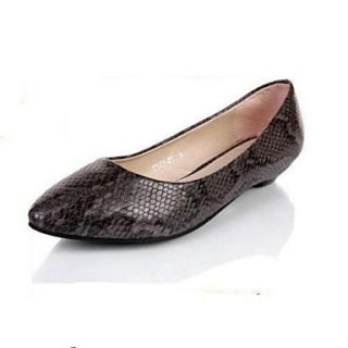 Faux Leather Womens Flat Heel Ballerina Flats Shoes (More Colors)