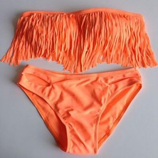 Sexy Women Bikini Swimwear Hot Swimsuit with Tassels