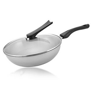 3 layer Dia 13.5 Steel Woks with Cover and Handle, W34cm x L55cm x H12cm