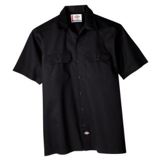 Dickies Mens Original Fit Short Sleeve Work Shirt   Black M