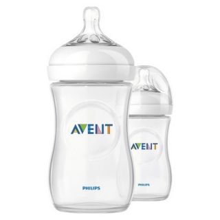 Philips Avent BPA Free Natural 9 Ounce Polypropylene Bottles, 2 Pack