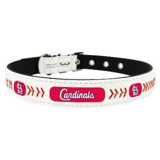 St. Louis Cardinals Classic Leather Medium Baseball Collar