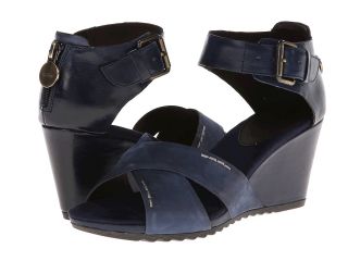 Geox D Alias Womens Wedge Shoes (Navy)