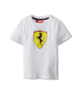 Puma Kids Ferrari Tee Boys T Shirt (White)