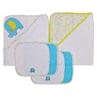 Neat Solutions Elephant 2 Towels and 4 Washcloths Set