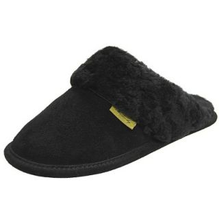 Womens Brumby Shearling Scuff Slippers   Black 10.0