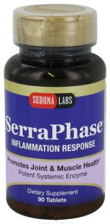 Sedona Labs   SerraPhase Inflammation Response Formula 10 mg.   90 Tablets