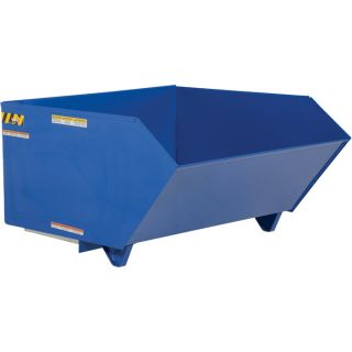Vestil Self Dumping Steel Hopper   Low Profile, 90� , 2000 lb. Capacity, 1/4
