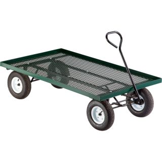 Metal Deck Wagon Garden Cart   60 Inch L x 36 Inch W, 800 Lb. Capacity, Model