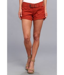 dollhouse Belted Non Denim Short Womens Shorts (Red)