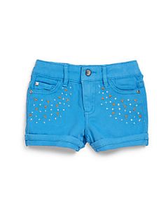 DKNY Toddler?s & Little Girls Embellished Twill Shorts   Sail Blue