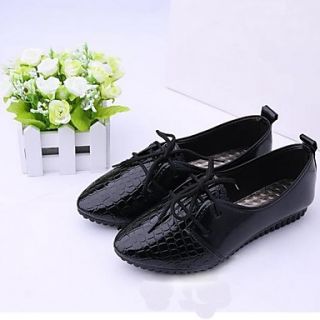Leather Womens Flat Heel Comfort Oxfords Shoes(More Colors)