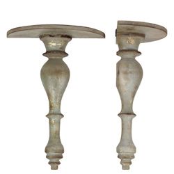 Urban Trends Collection Wooden Corbels (set Of Two)