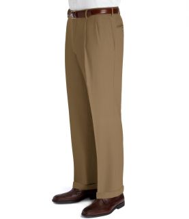 Executive Wool Gabardine Pleated Front Big/Tall Trouser JoS. A. Bank