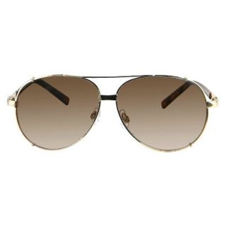 Womens Aviator Sunglasses   Gold/Tortoise
