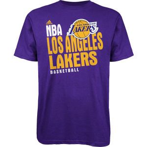 Los Angeles Lakers adidas NBA Stacked Extreme T Shirt