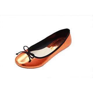 Leatherette Womens Fashion Flat Heel Fresh Candy Color Bowknot Flat Comfort Shoes(More Colors)