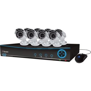 Swann TruBlue 9 Channel DVR Security System with 8 Cameras, Model SWDVK 942008 