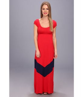 Brigitte Bailey Colorblock Cap Sleeve Maxi Dress Womens Dress (Multi)