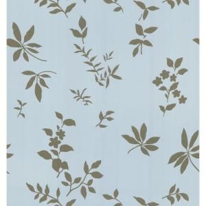 Brewster 56 sq. ft. Silhouette Leaves and Flowers Wallpaper 141 62128