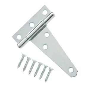 Everbilt 3 in. Zinc Plated Tee Hinges (2 Pack) 15291