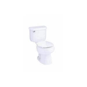 Sterling Plumbing Windham 2 Piece High Efficiency Round Toilet in White 402080 0