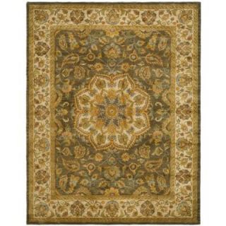 Safavieh Heritage Green/Taupe 9 ft. 6 in. x 13 ft. 6 in. Wool Area Rug HG954A 10