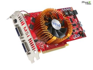 MSI N9800GT T2D512 OC V2 GeForce 9800 GT 512MB 256 bit GDDR3 PCI Express 2.0 x16 HDCP Ready SLI Support Video Card