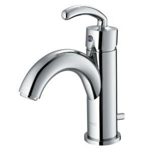 Vigo Single Hole 1 Handle Mid Arc Bathroom Faucet in Chrome VG01025CH