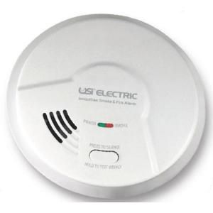 Universal Security Instruments Hardwired Interconnected Smoke and Fire Alarm with Battery Backup 5304L