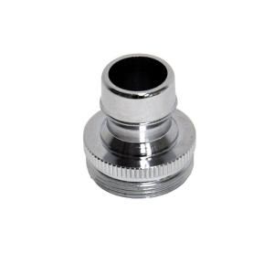DANCO 15/16 in. 27M or 55/64 in. 27F Chrome Small Male Dishwasher Aerator Adapter 9D00010506