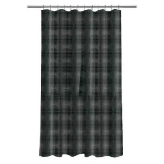 Croydex Shower Curtain in Optical Circles Black DISCONTINUED AF583421YW