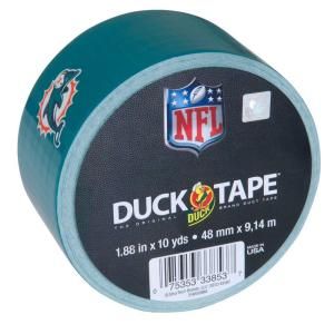 Duck 1.88 in. x 10 yds. Miami Dolphins Duct Tape (Case of 18) 240504