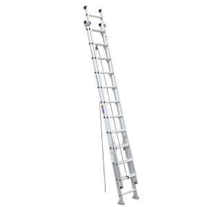 Werner 24 ft. Aluminum D Rung Extension Ladder with 300 lb. Load Capacity Type IA Duty Rating D1524 2