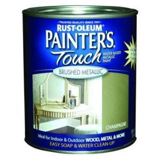 Rust Oleum Painters Touch 32 oz. Ultra Cover Metallic Champagne General Purpose Paint (2 Pack) 246061