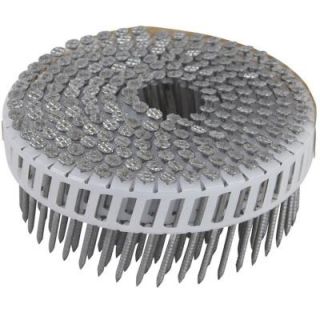 Hitachi 1 3/4 in. x 0.092 in. Plastic Sheet Ring Shank Hot Dipped Galvanized Coil Fiber Cement Nails (6,000 Pack) 13305