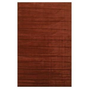 Kas Rugs Solid Texture Brick 8 ft. x 10 ft. Area Rug TRA33198X10