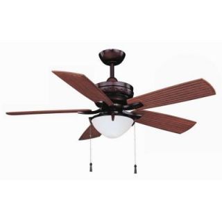 Hampton Bay Four Winds 54 in. Indoor/Outdoor Weathered Bronze Ceiling Fan AC457 WB
