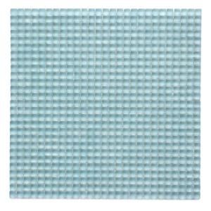 Solistone Atlantis Marina Light 11.75 in. x 11.75 in. x 6.35 mm Glass Mesh Mounted Mosaic Floor and Wall Tile (9.58 sq. ft./case) 9145f