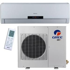 GREE Premium Efficiency 18,000 BTU (1.5Ton) Ductless (Duct Free) Mini Split Air Conditioner   Inverter, Heat, Remote 208 230V GWH18MC D3DNA3D