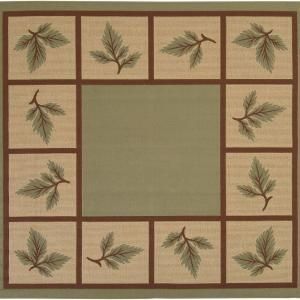 Artistic Weavers Beatrice Green 7 ft. 3 in. Square Area Rug DISCONTINUED Beatrice 73SQ