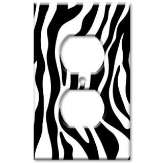 Art Plates Zebra Print   Oversize Outlet Cover OVO 50
