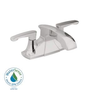 American Standard Copeland 4 in. 2 Handle Bathroom Faucet in Satin Nickel with Metal Speed Connect Pop Up Drain 7005.201.295