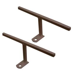 Unique Home Designs 3 in. Copper T Brackets with Screws Set of 2 SWA0900COP3TB