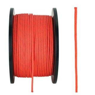 Everbilt 1/8 in. x 500 ft. Neon Orange with Reflective Tracer Paracord 52960